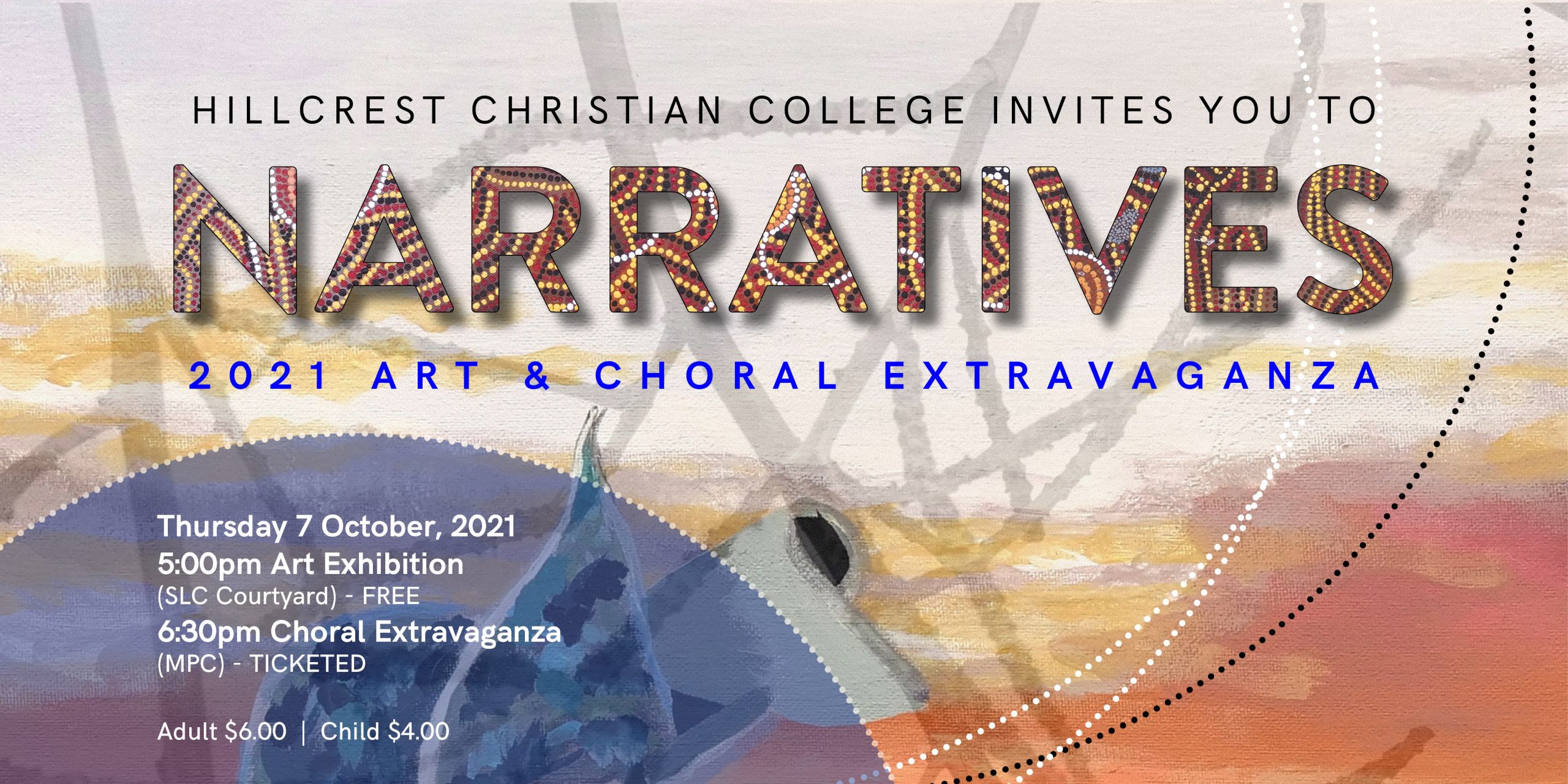 Art & Choral Extravaganza banner